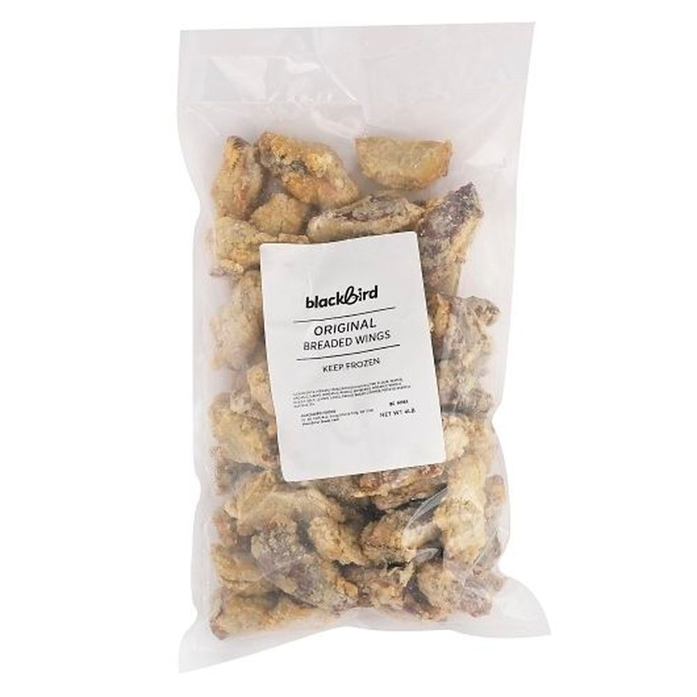 Blackbird Foods Plant Based Breaded Wings, 4 Pound -- 5 per case