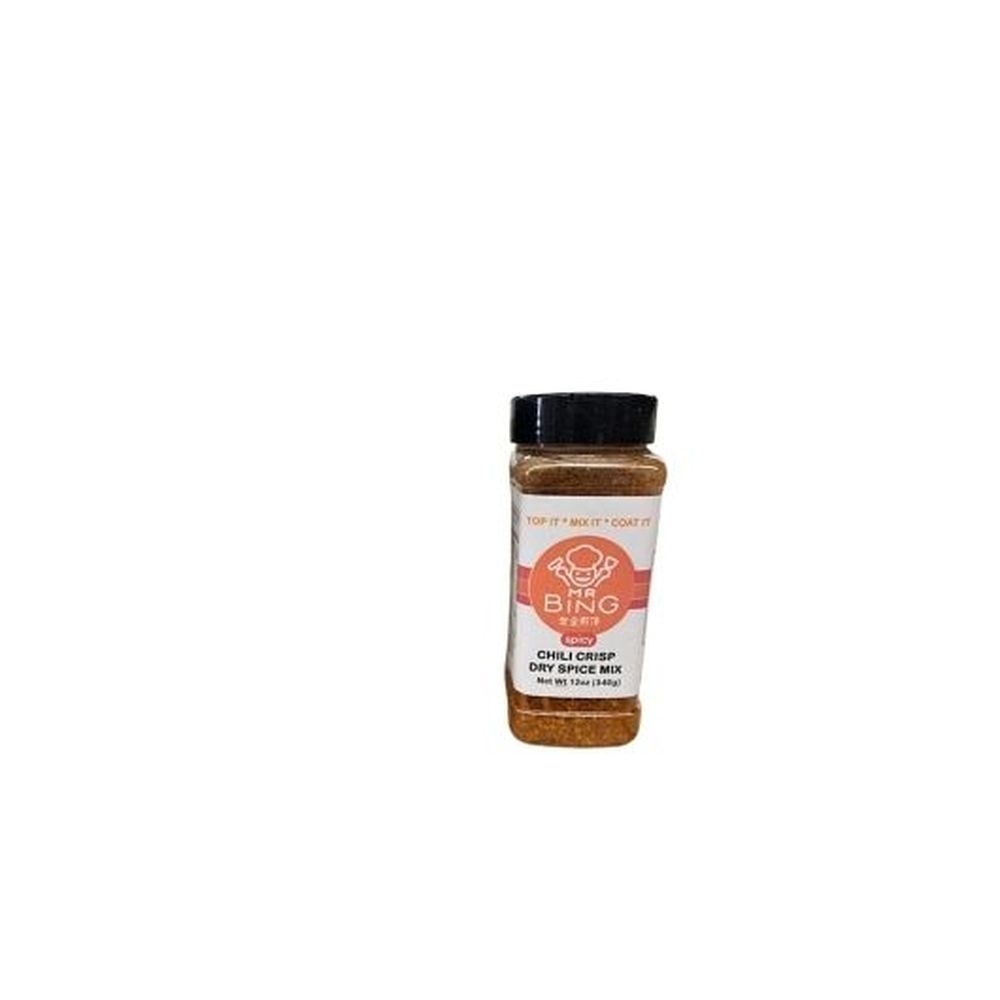 Mr Bing Spicy Chili Crisp Dry Spice Mix, 12 Ounce -- 6 per case
