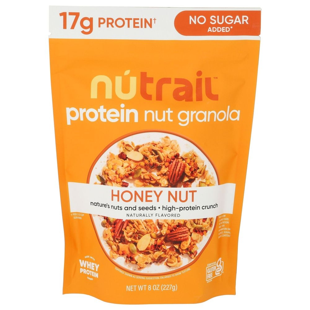 Nutrail Honey Nut Protein Nut Granola, 8 Ounce -- 6 per case