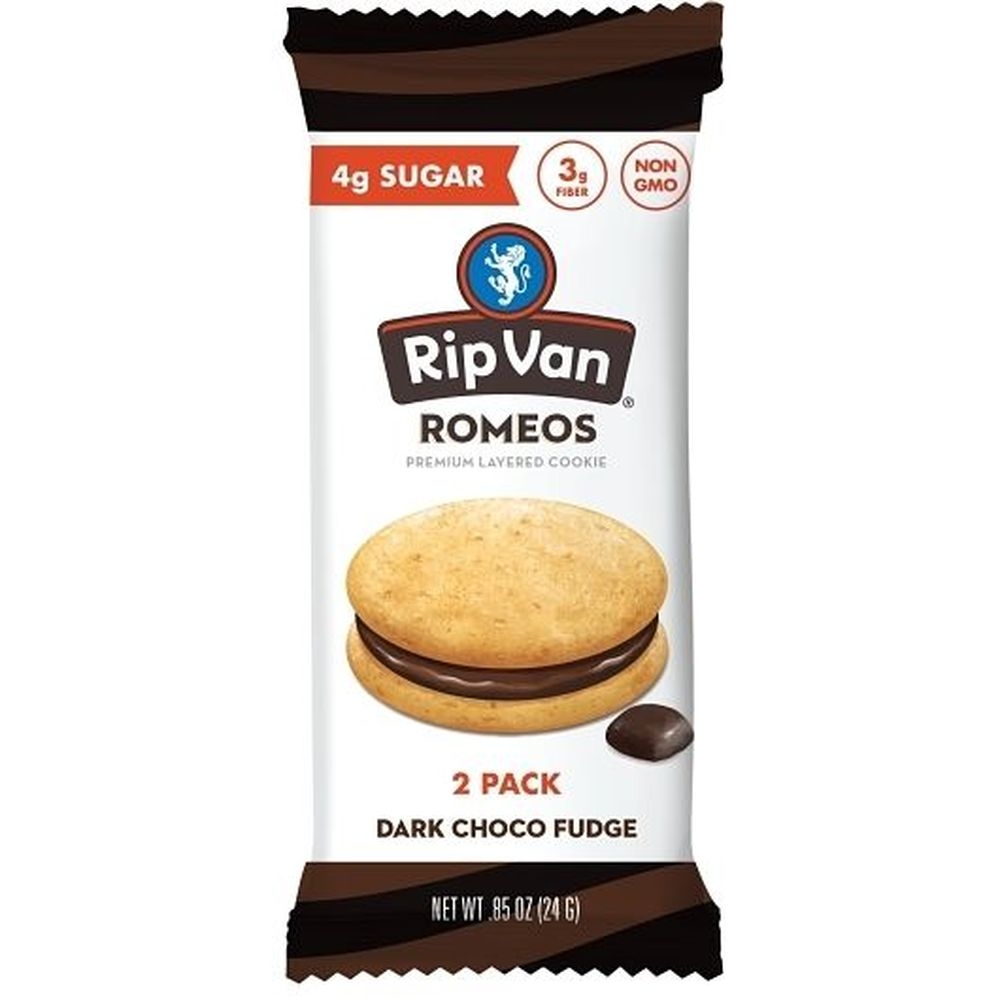 Rip Van Dark Chocolate Fudge Layer Cookie, 0.85 Ounce - 90 per case