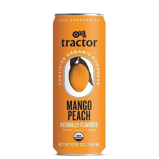 Tractor Beverage Co Organic Peach Mango, 12 Fluid Ounce -- 12 per case