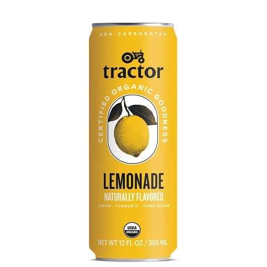 Tractor Beverage Co Organic Lemonade, 12 Fluid Ounce -- 12 per case