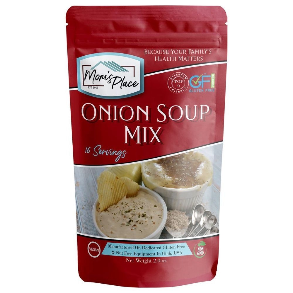 Moms Place Gluten-Free Onion Soup Mix, 2 Ounce -- 12 per case