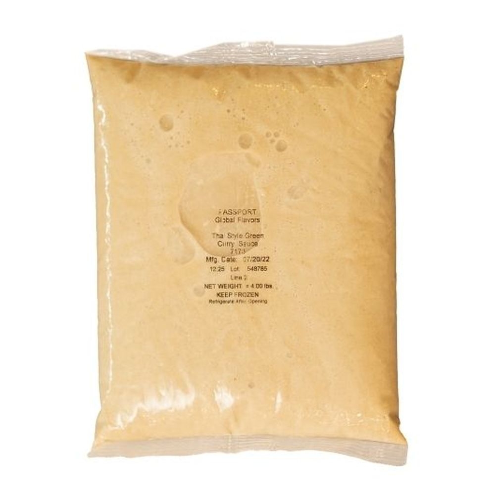 Passport Global Flavors Thai Green Curry Sauce, 4 Pound - 4 per case