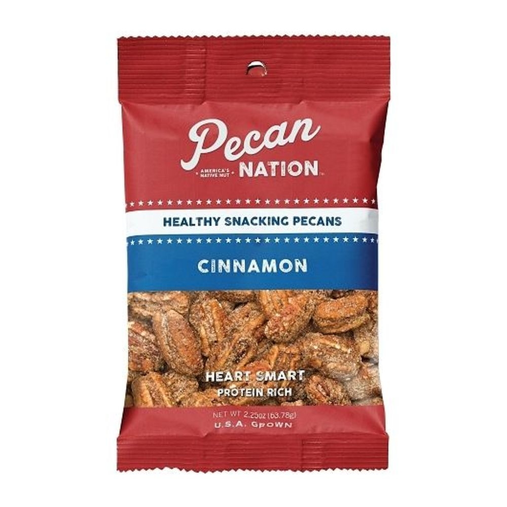 Pecan Nation Cinnamon Pecans, 2.25 Ounce - 24 per case
