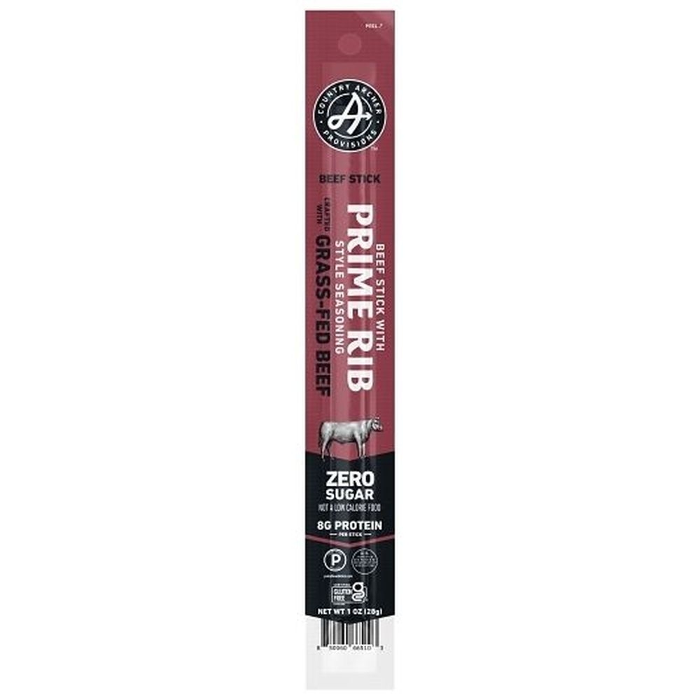 Country Archer Prime Rib Style Beef Stick, 1 Ounce - 108 per case