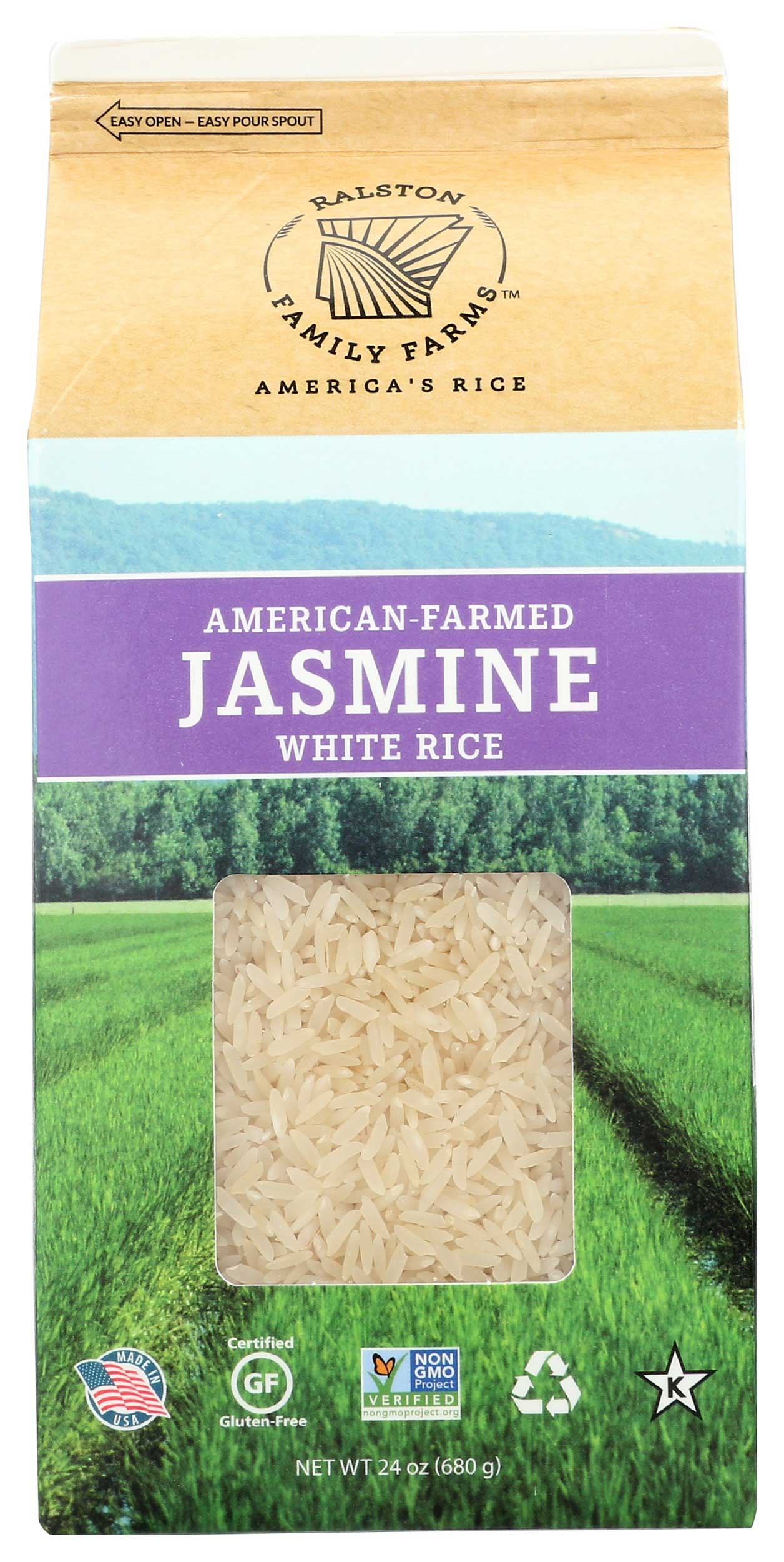 Ralston Family Farms White Jasmine Rice, 24 Ounce -- 6 per case