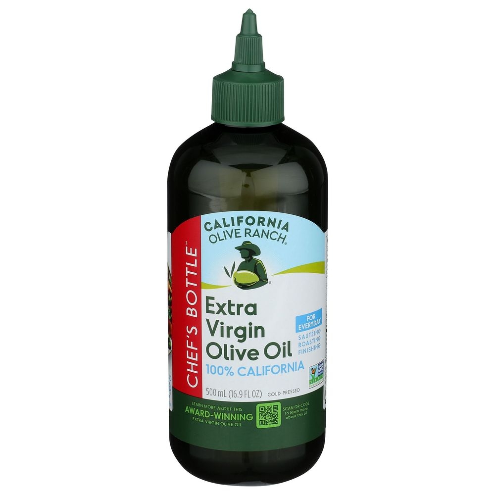 California Olive Ranch Chefs Bottle Extra Virgin Olive Oil, 500 Milliliter -- 6 per case