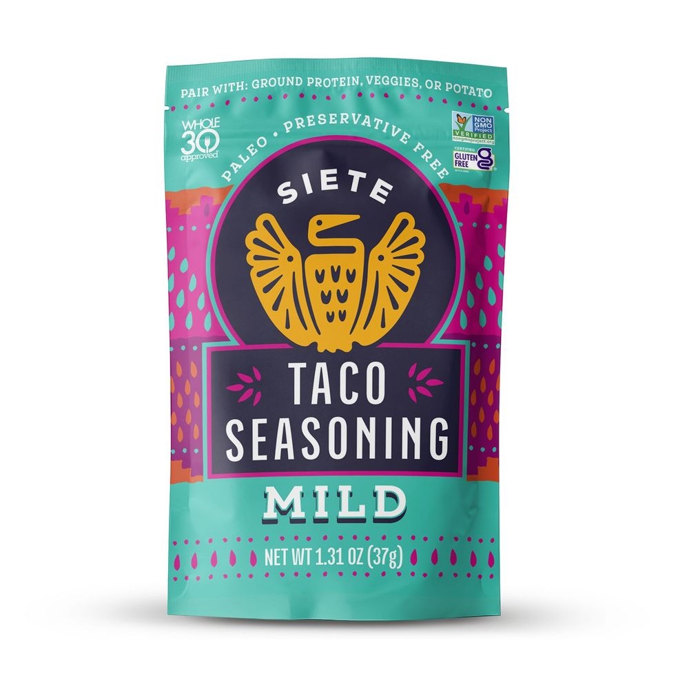 Siete Mild Taco Seasoning, 1.31 Ounce -- 12 per case