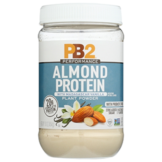 PB2 Foods Performance Almond with Madagascar Vanilla Protein Powder, 16 Ounce -- 6 per case