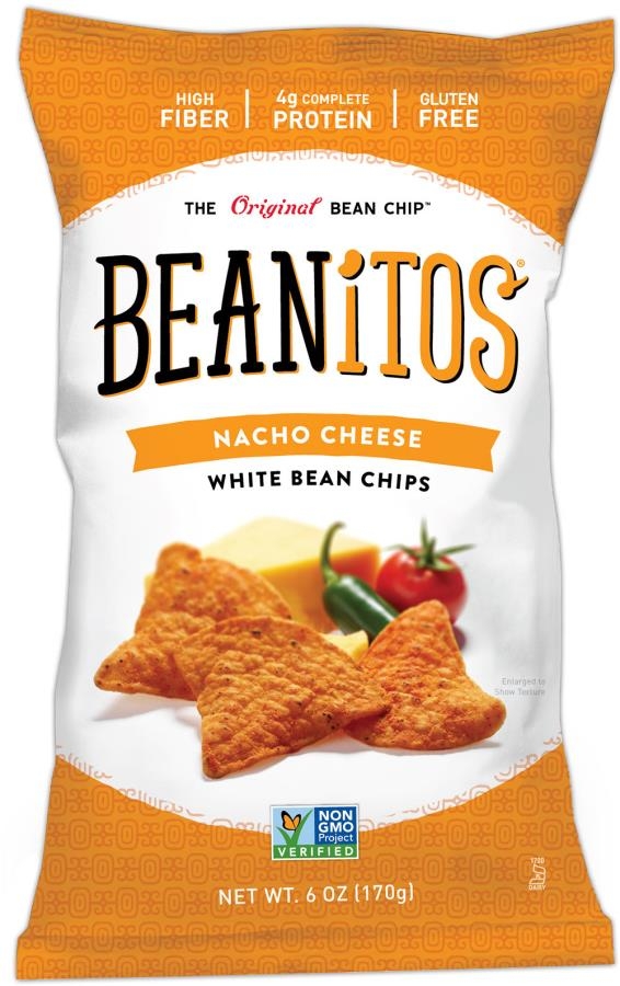 Beanitos Nacho Cheese with White Bean Chips, 6 Ounce -- 6 per case.