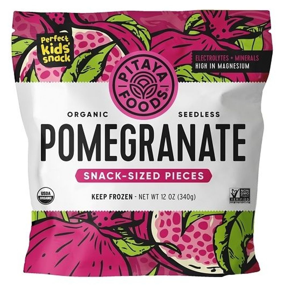 Pitaya Foods Organic Snack Sized Pomegranate, 12 Ounce -- 8 per case