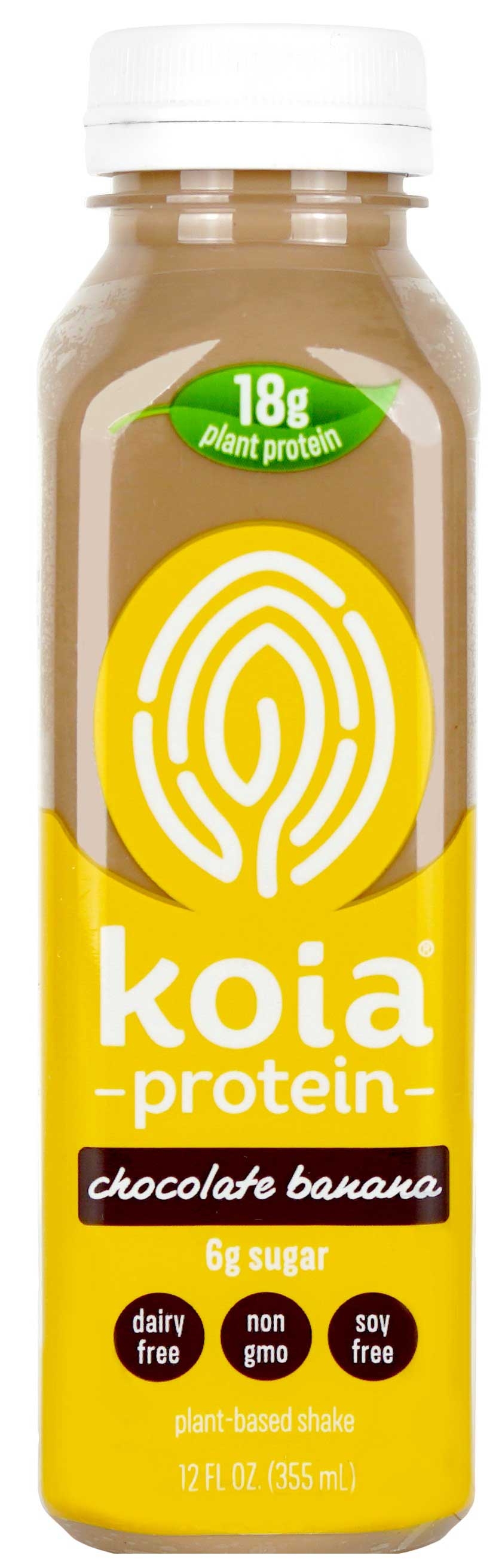 Koia Chocolate Banana Plant Based Protein Drink -- 6 per case