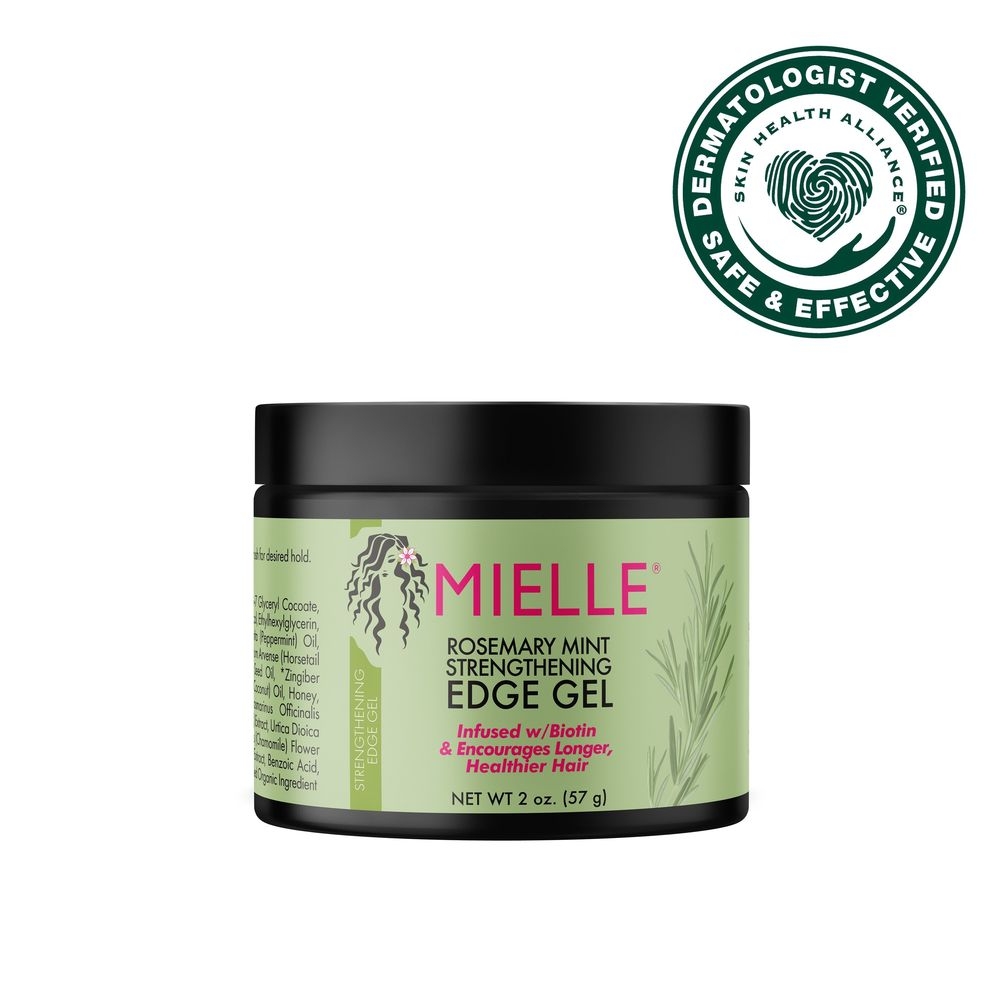 Mielle Organics Rosemary Mint Hair Strengthening Edge Gel, 2 Fluid Ounce -- 12 per case