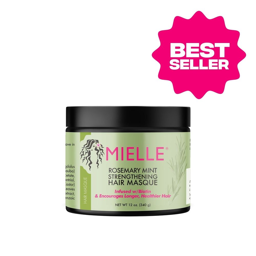 Mielle Organics Rosemary Mint Strengthening Hair Masque, 12 Ounce -- 6 per case