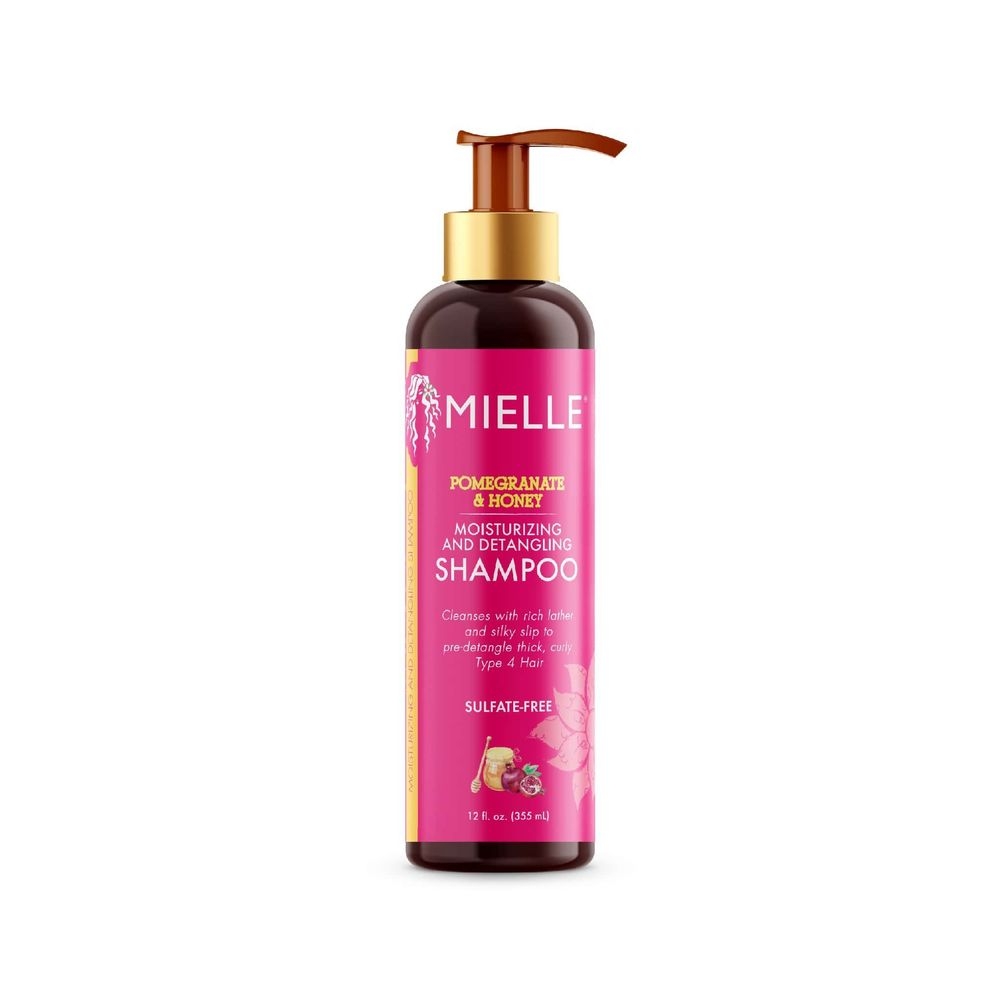 Mielle Organics Pomegranate and Honey Moisturizing and Detangling Shampoo, 12 Fluid Ounce -- 6 per case