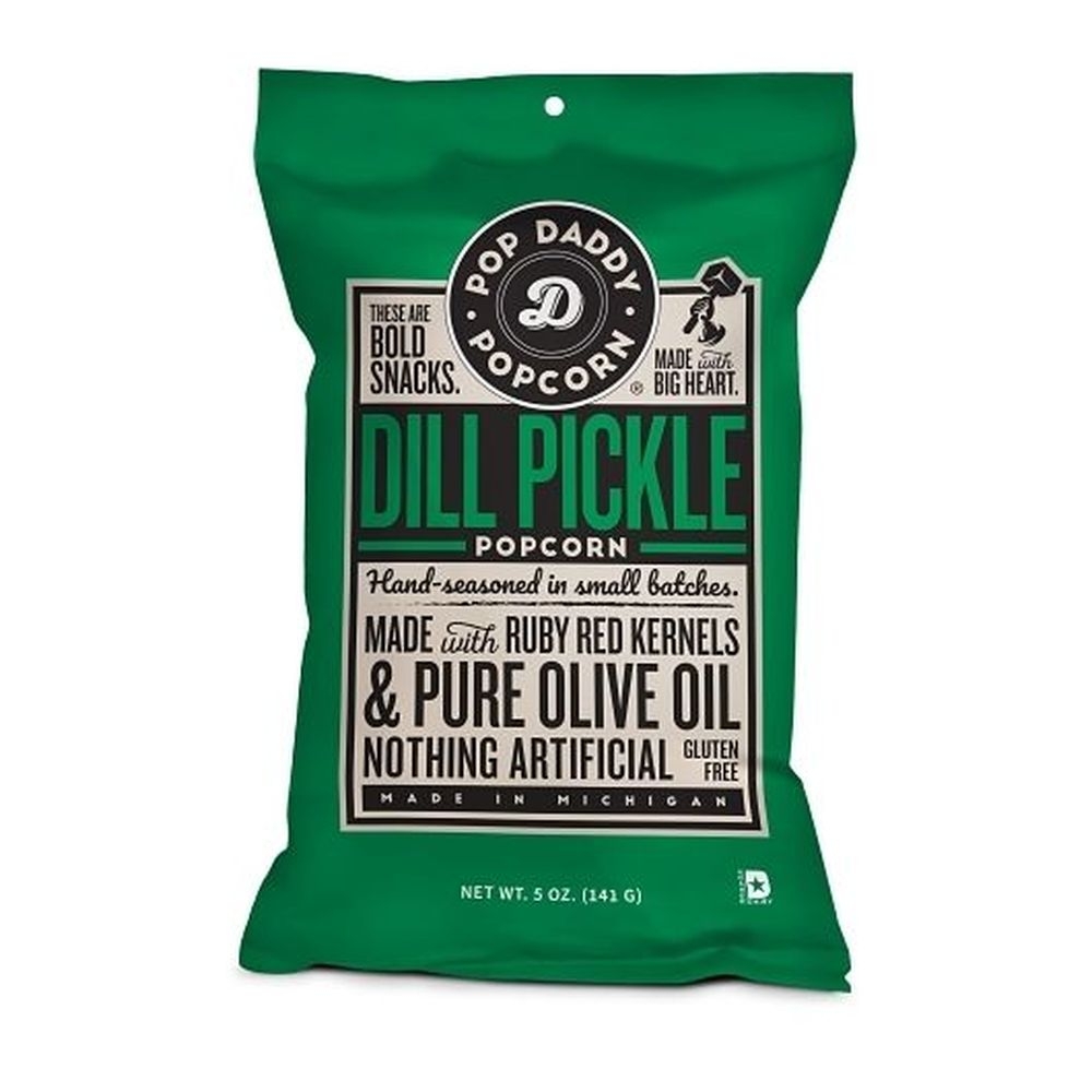 Pop Daddy Dill Pickle Popcorn, 5 Ounce -- 12 per case