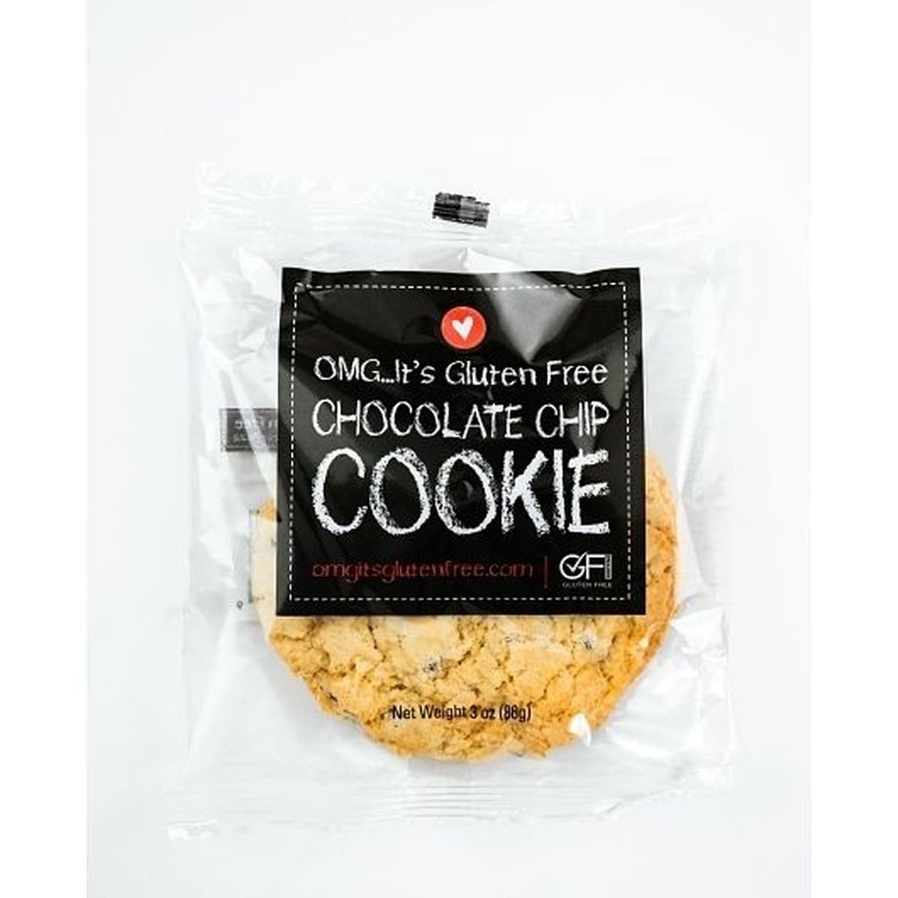 Omg Its Gluten Free Chocolate Chip Cookie, 3 Ounce -- 24 per case
