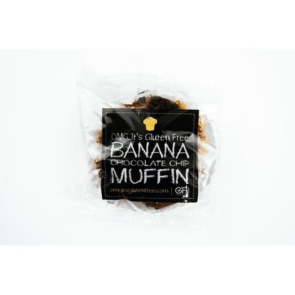 Omg Its Gluten Free Banana Chocolate Chip Muffin, 4.5 Ounce -- 12 per case