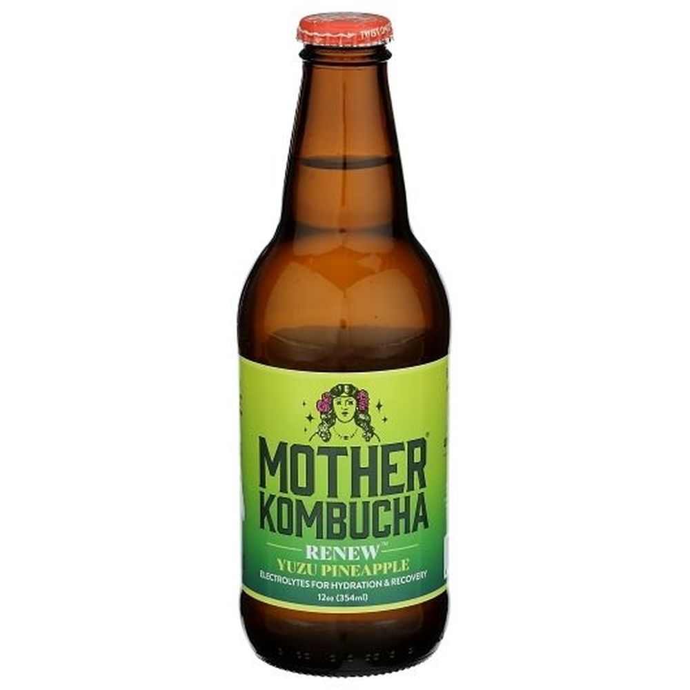 Mother Kombucha Renew Yuzu Pineapple Kombucha, 12 Ounce - 6 per case