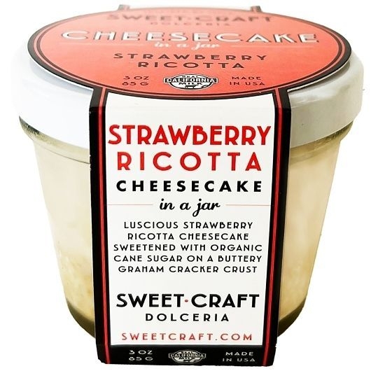 Sweet Craft Dolceria Strawberry Ricotta Cheesecake, 3 Ounce -- 12 per case