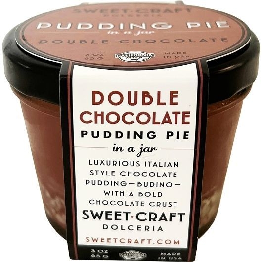 Sweet Craft Dolceria Double Chocolate Pudding Pie, 3 Ounce -- 12 per case
