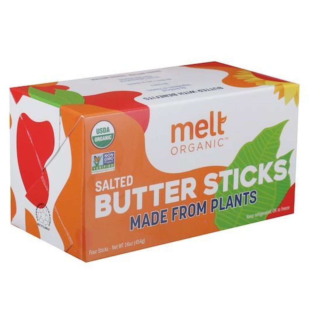 Melt Organic Salted Butter Sticks, 16 Ounce -- 12 per case