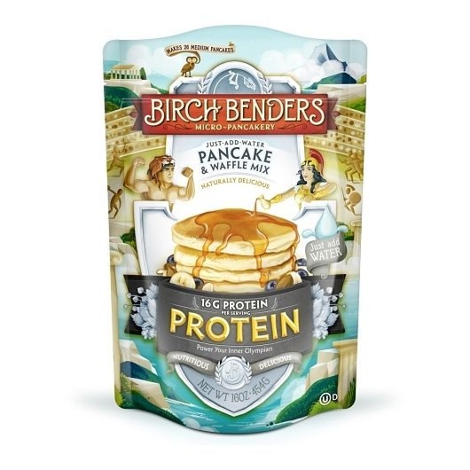 Birch Benders Protein Pancake and Waffle Mix, 16 Ounce -- 6 per case