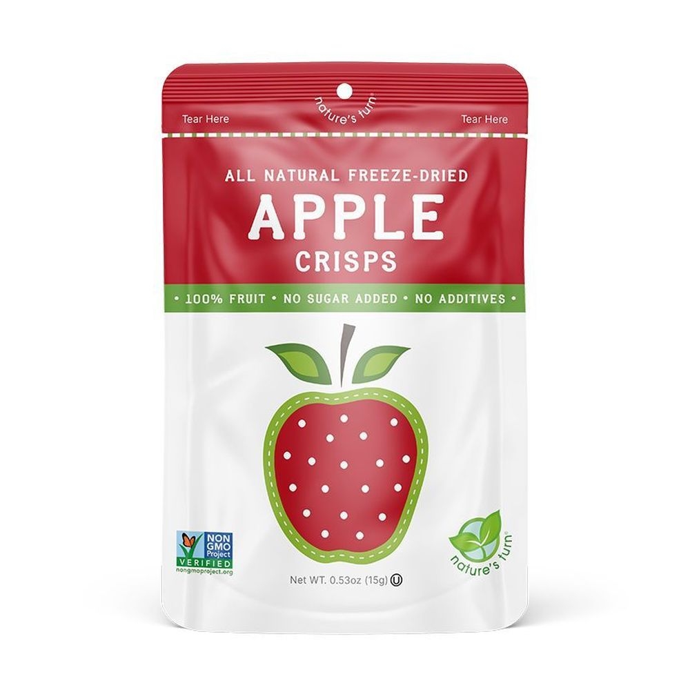 Natures Turn Freeze Dried Apple Crisps, 0.53 Ounce -- 6 per case