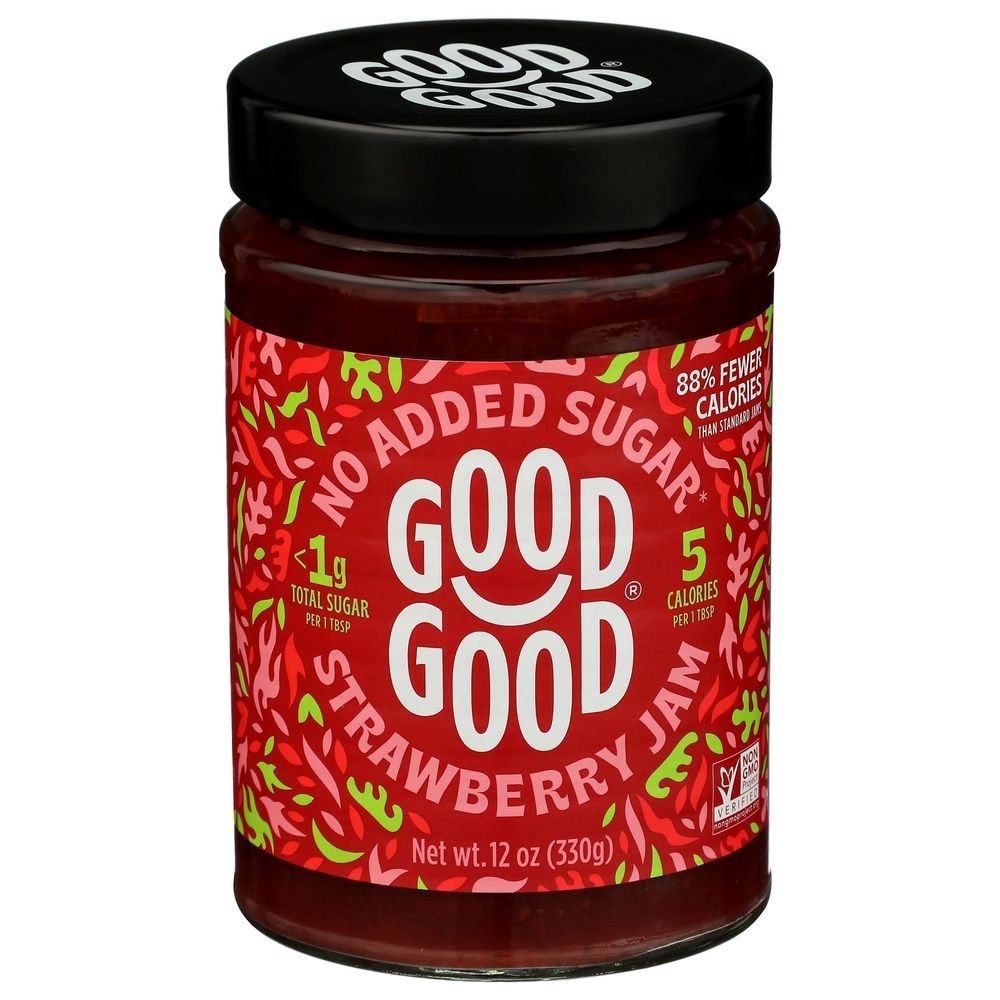 Good Good Strawberry Jam, 12 Ounce -- 6 per case