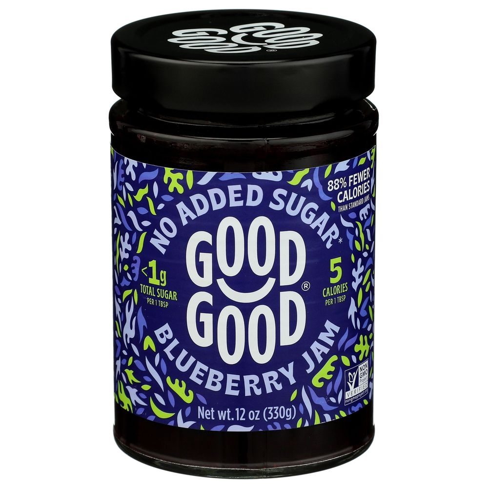 Good Good Blueberry Jam, 12 Ounce -- 6 per case