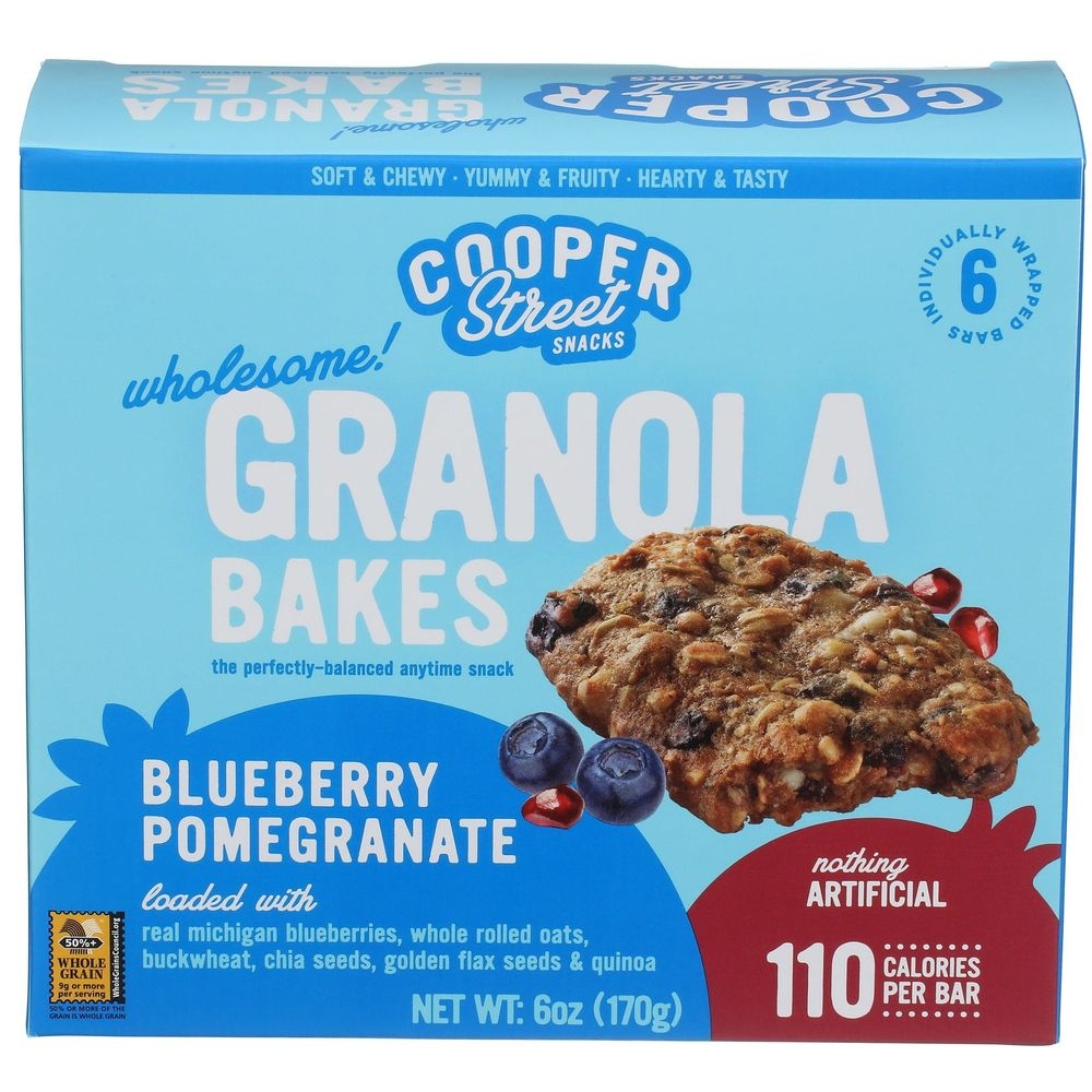 Cooper Street Blueberry Pomegranate Granola Cookie Bakes, 6 Ounce -- 6 per case