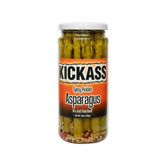 Kickass Spicy Pickled Asparagus, 16 Ounce -- 12 per case