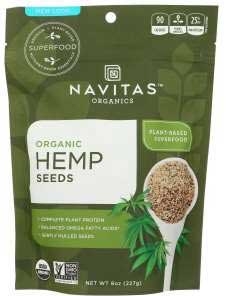 Navitas Organics Hemp Seed, 8 Ounce -- 12 per case