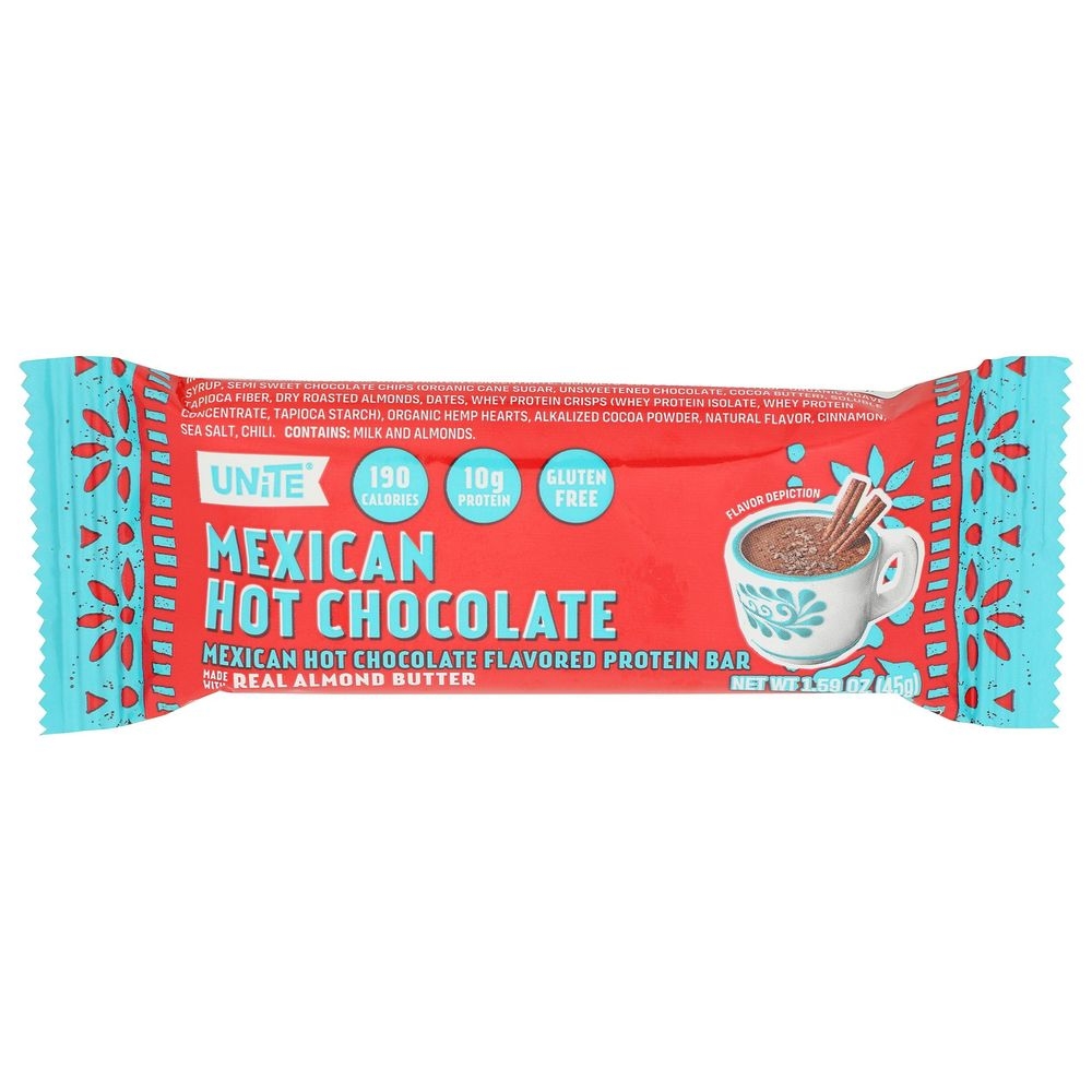 Unite Mexican Hot Chocolate Protein Bar, 1.59 Ounce -- 12 per case