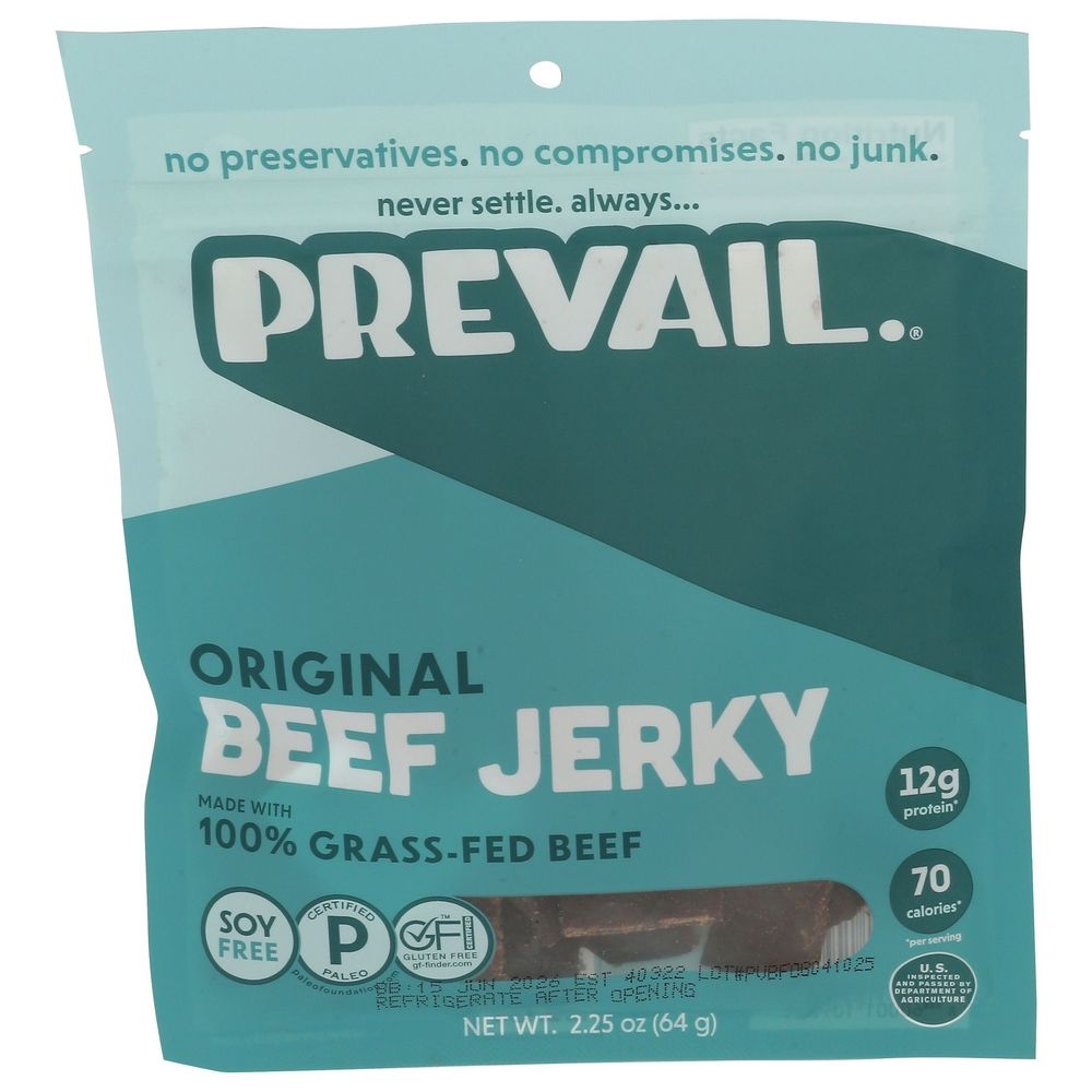 Prevail Original Beef Jerky, 2.25 Ounce -- 8 per case
