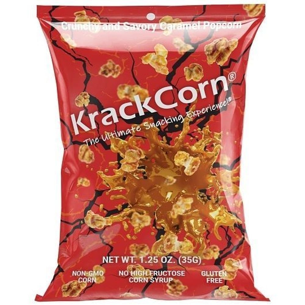 Krackcorn Caramel Flavored Popcorn, 1.25 Ounce -- 12 per case