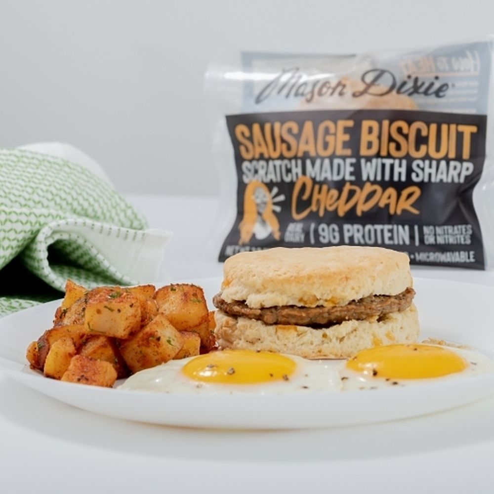 Mason Dixie Cheddar Sausage Biscuit -- 36 per case