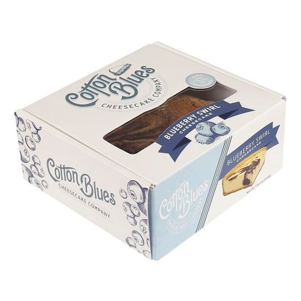 Cotton Blues Blueberry Swirl Quarter Cheesecake, 19 Ounce - 6 per case