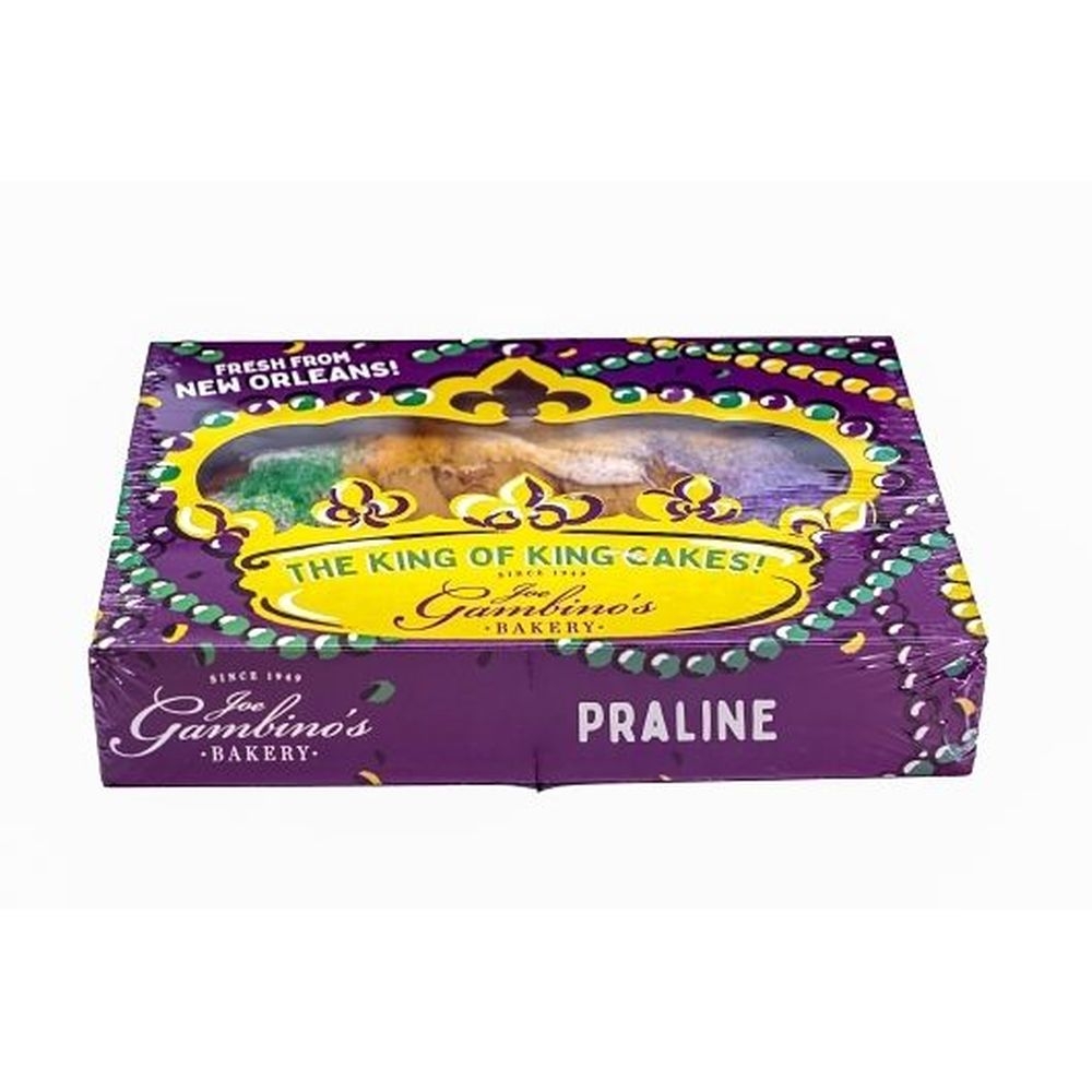 Joe Gambinos Bakery Praline King Cake, 46 Ounce -- 6 per case