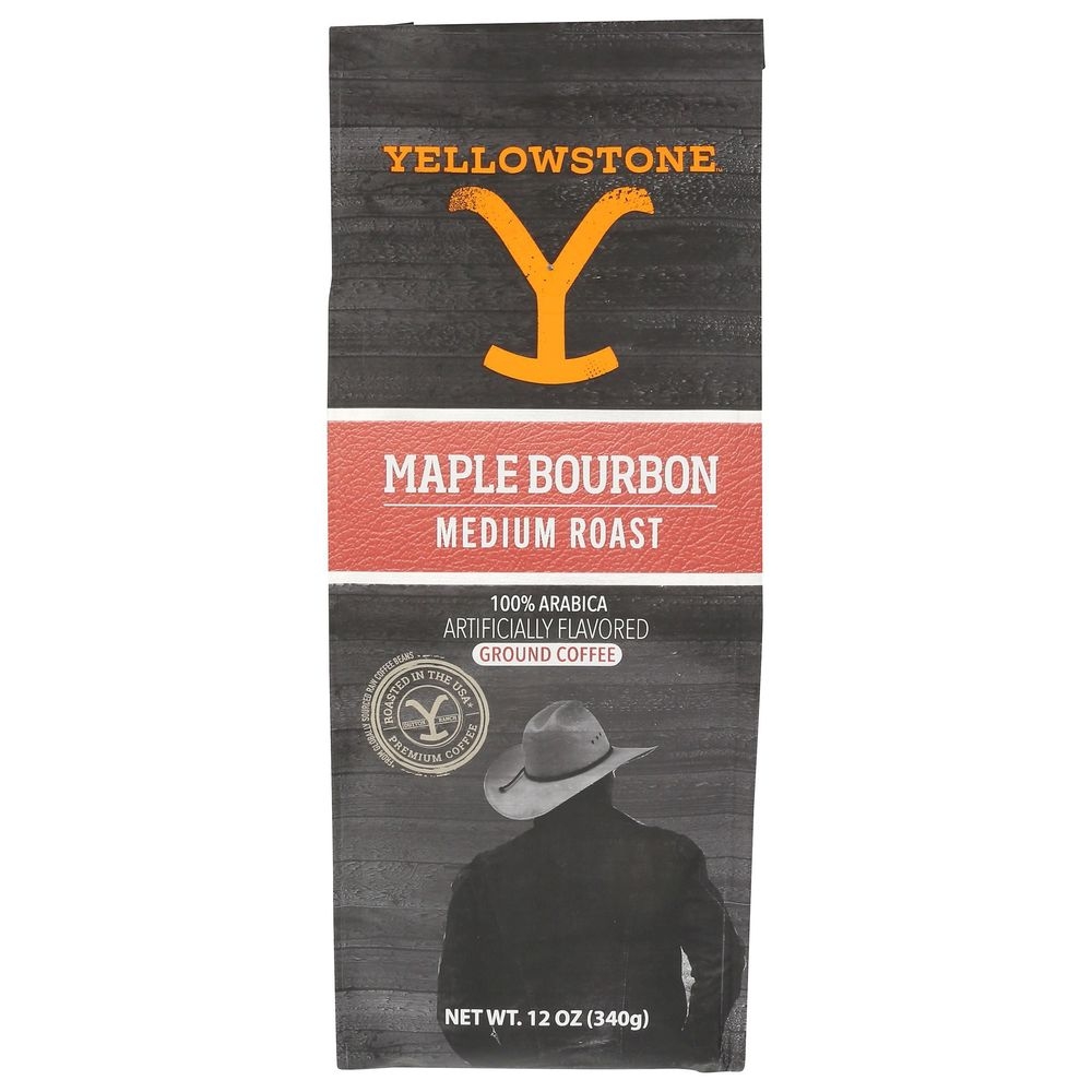 Yellowstone Maple Bourbon Medium Roast Coffee, 12 Ounce -- 6 per case