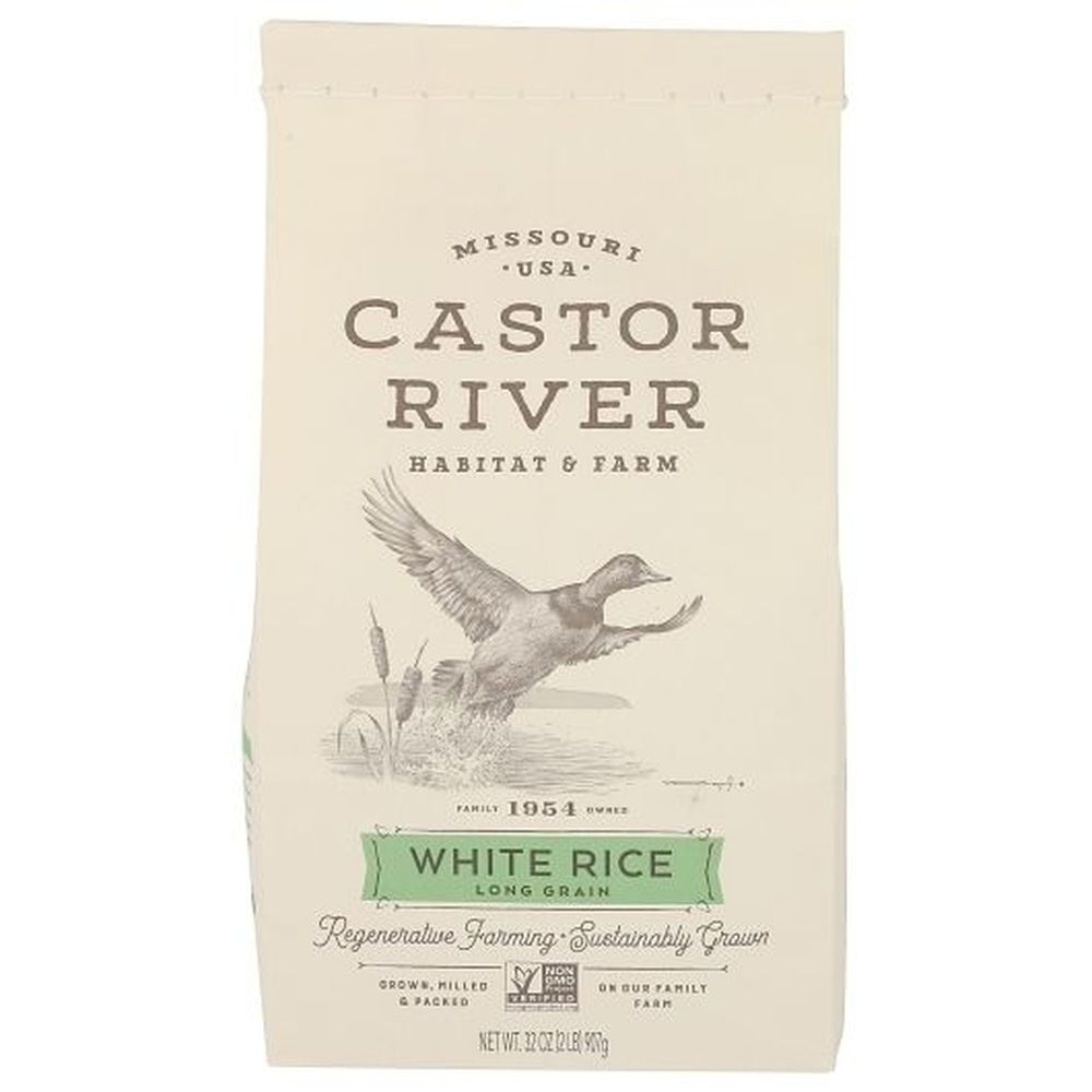 Castor River Long Grain White Rice, 32 Ounce - 6 per case