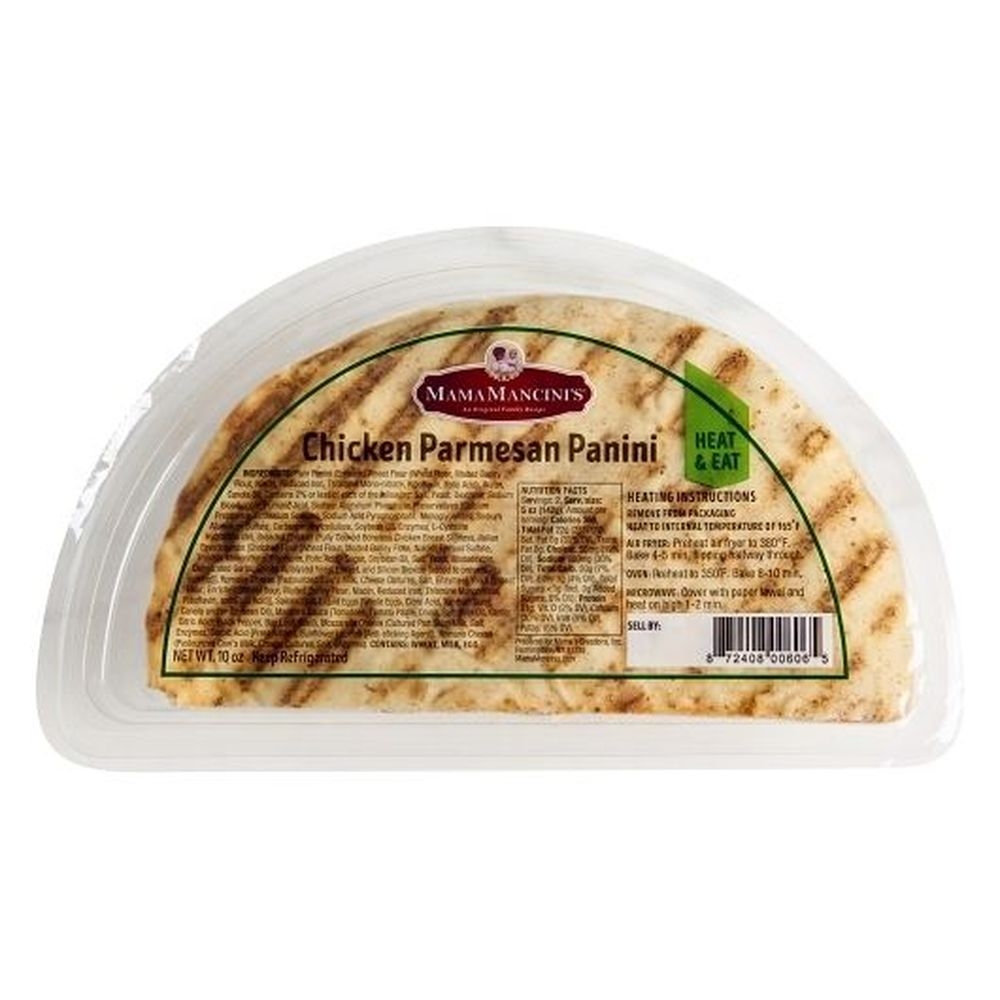Mamamancinis Chicken Parmesan Panini, 10 Ounce - 4 per case