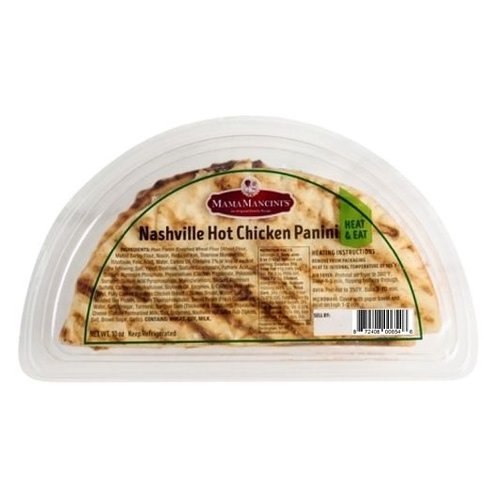 Mamamancinis Nashville Hot Chicken Panini, 10 Ounce - 4 per case