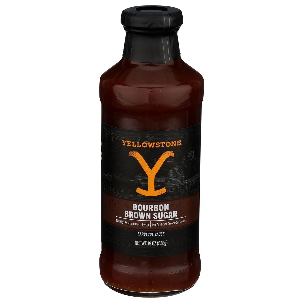 Yellowstone Bourbon Brown Sugar Barbecue Sauce, 19 Ounce -- 6 per case