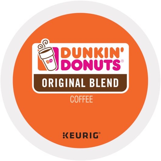 Dunkin Donuts Dark Roast K Cup Coffee Pod, 22 count -- 4 per case