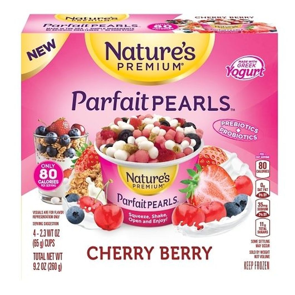 Natures Premium Cherry Berry Parfait Pearls, 4 count -- 8 per case