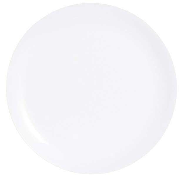Luminarc Evolutions White Rimless Plate, 10 5/8 inch -- 24 per case
