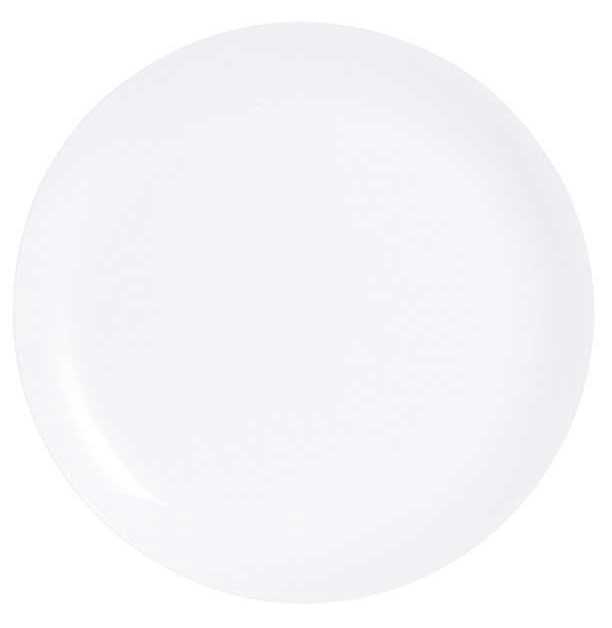 Luminarc Evolutions White Rimless Plate, 10 inch -- 24 per case