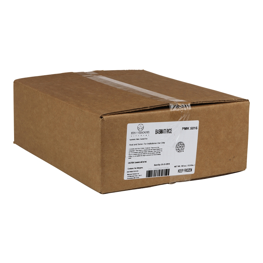 Monsoon Kitchens Basmati Rice, 3 Pound -- 4 per case.